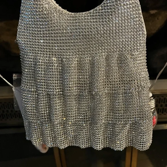 Silver Shimmer NWT small bag - Picture 2 of 9